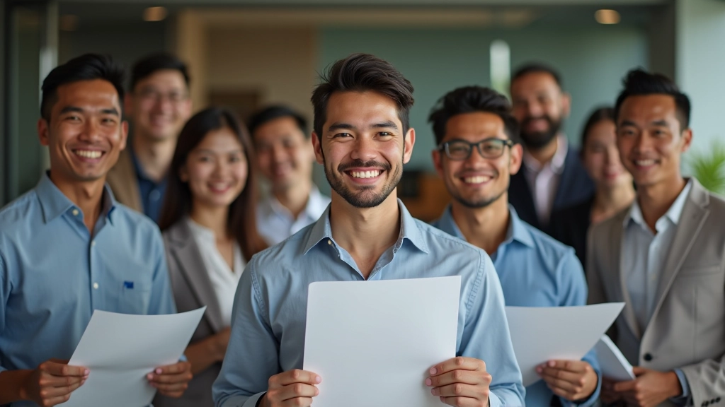 Team achievement celebration